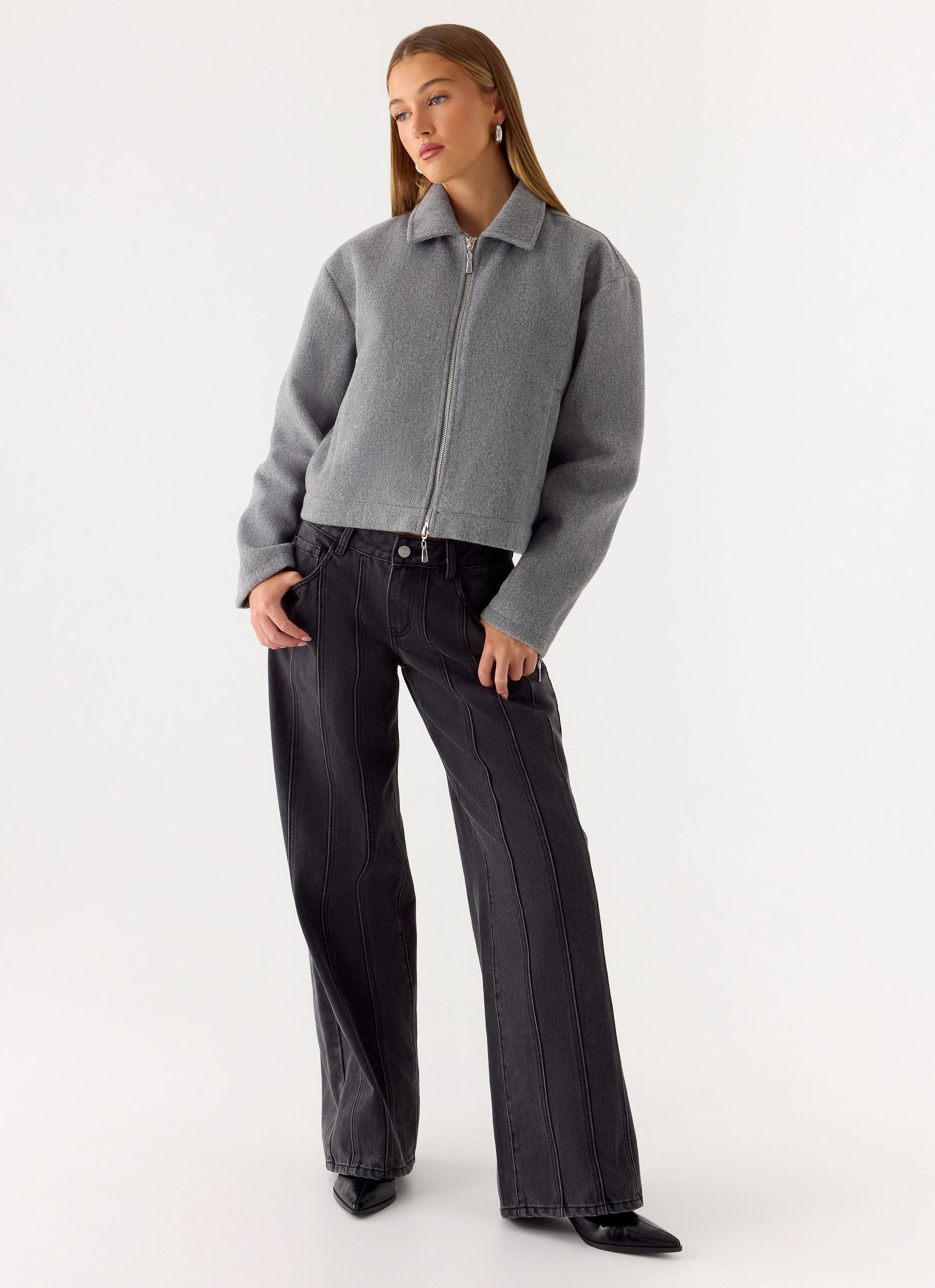 Enzo Faux Wool Jacket