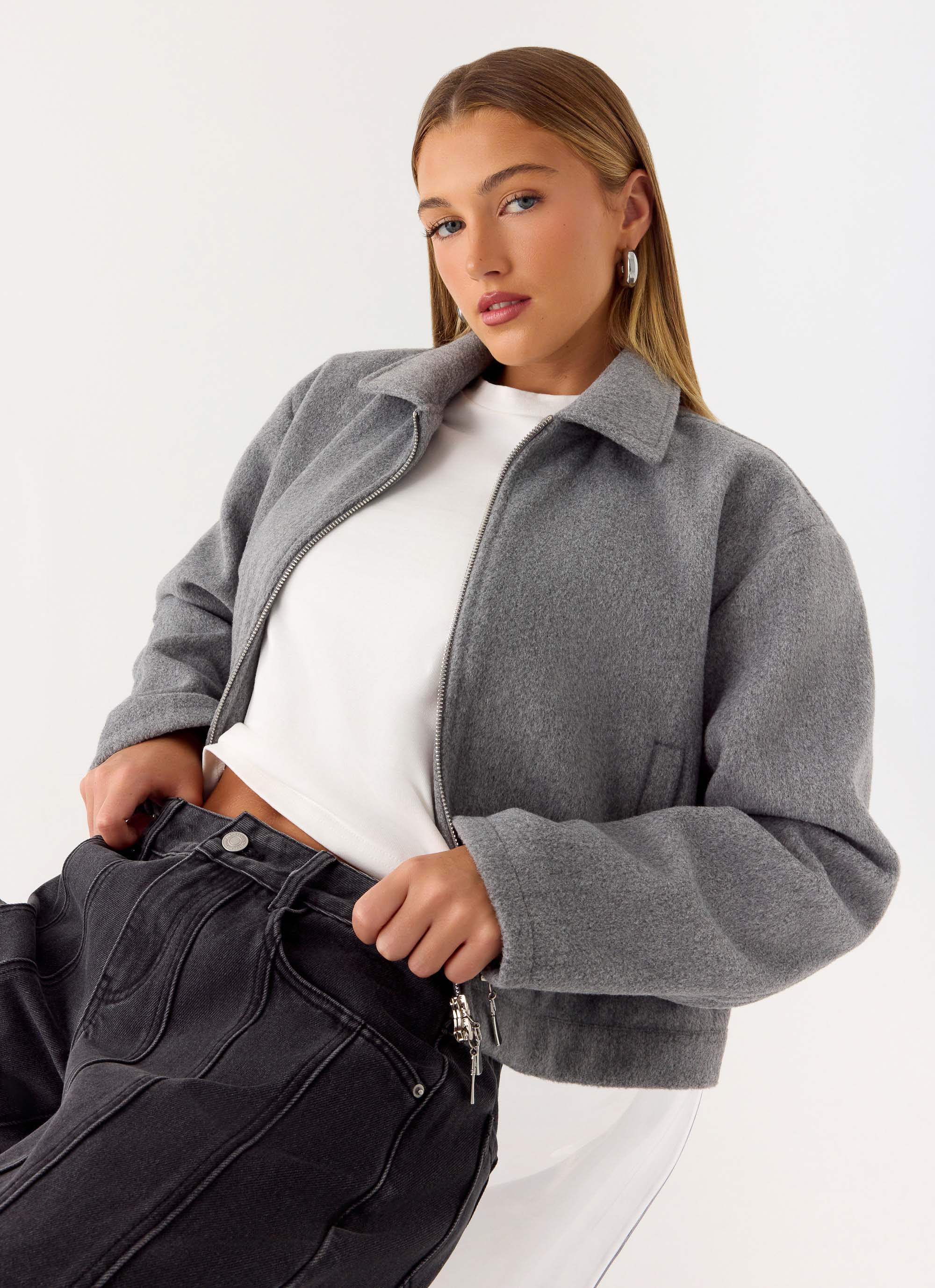 Enzo Faux Wool Jacket