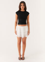 Erin Layered Mini Skirt
