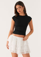 Erin Layered Mini Skirt
