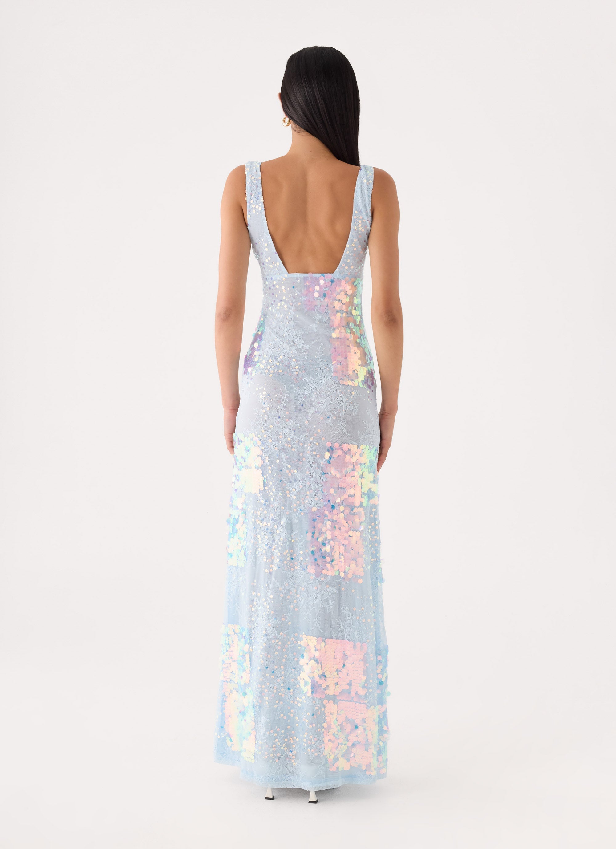 Erinah Sequin Maxi Dress