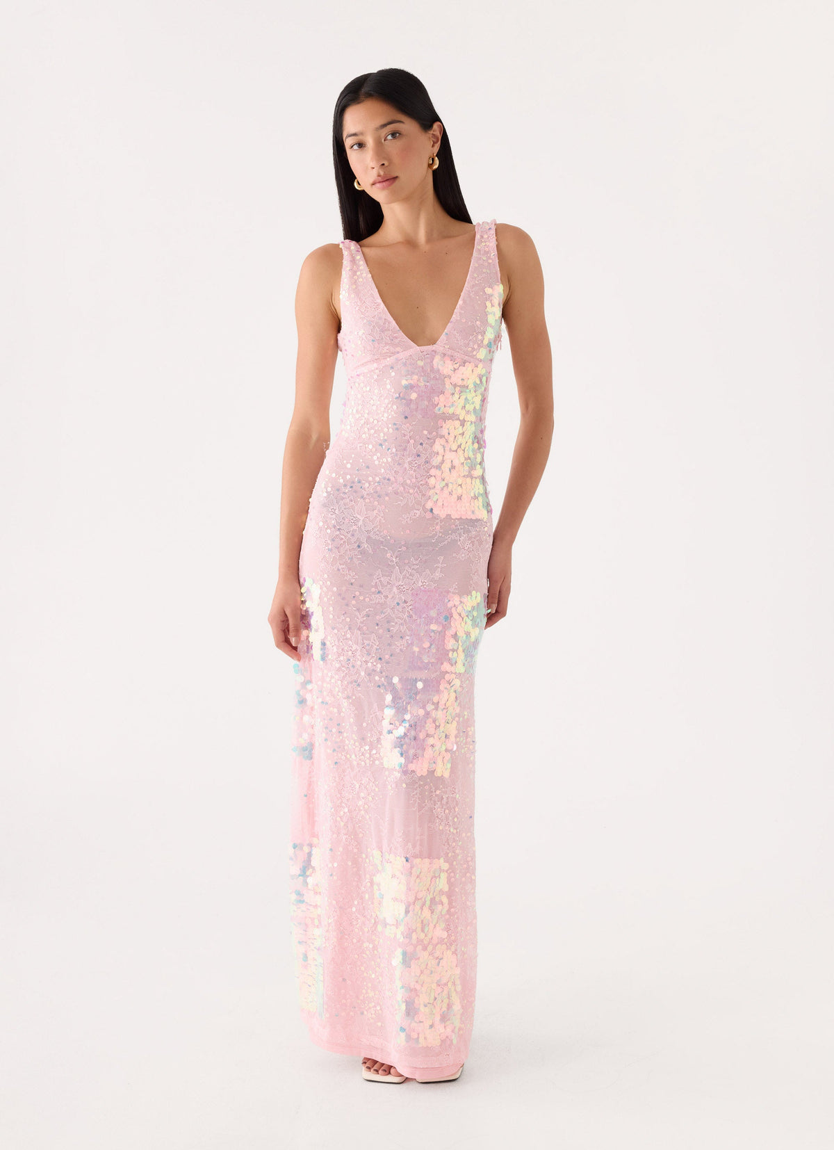 Erinah Sequin Maxi Dress