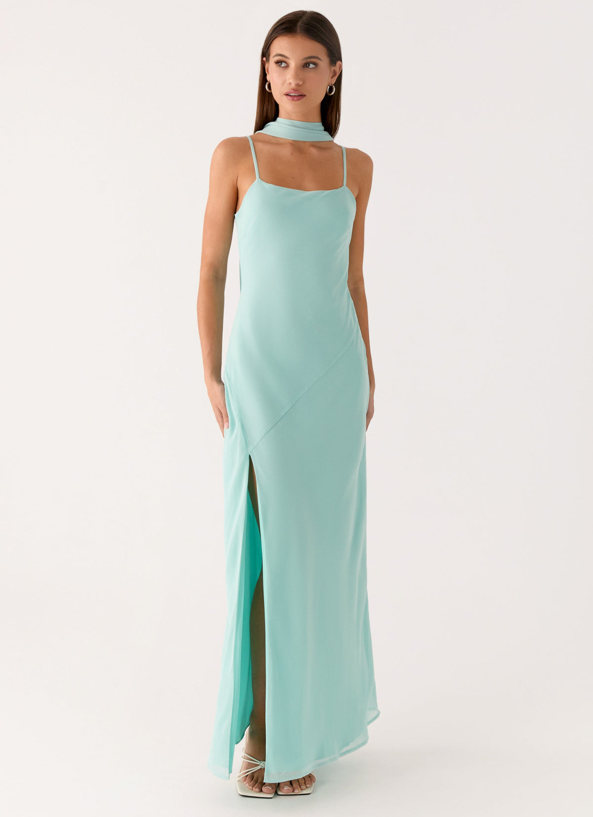 Eternelle Square Neck Maxi Dress