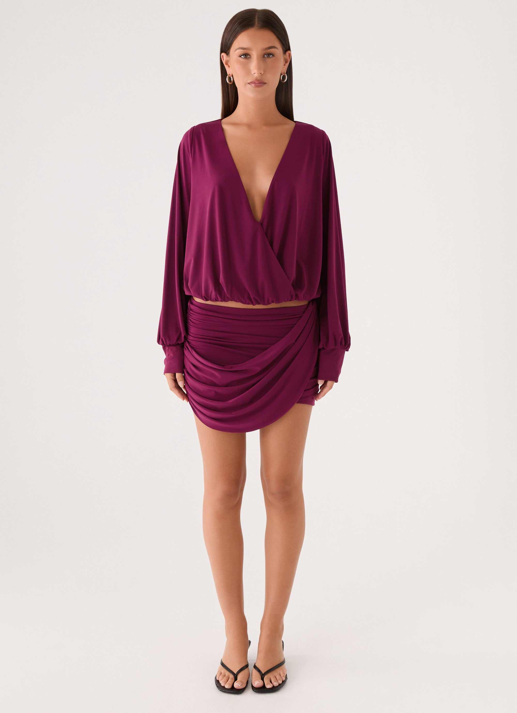 Ettah Wrap Mini Skirt