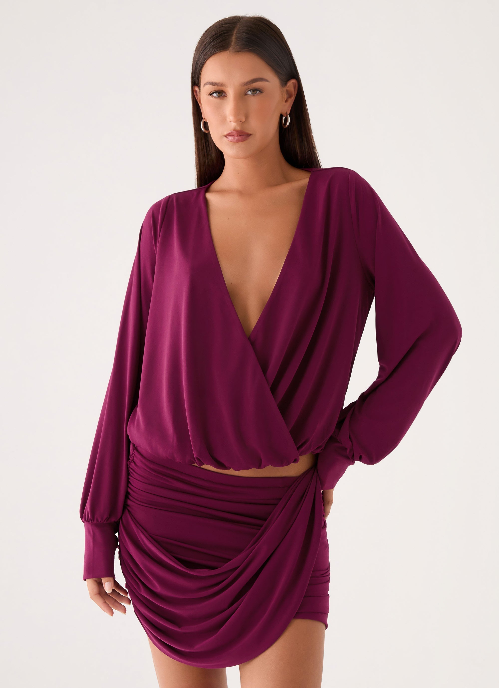 Ettah Wrap Mini Skirt