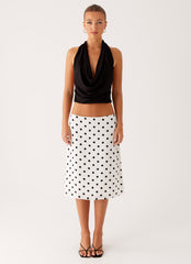 Evoke Chiffon Midi Skirt