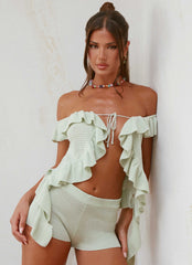 Fantasise Knit Mini Shorts