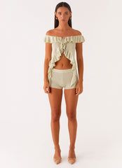 Fantasise Knit Mini Shorts
