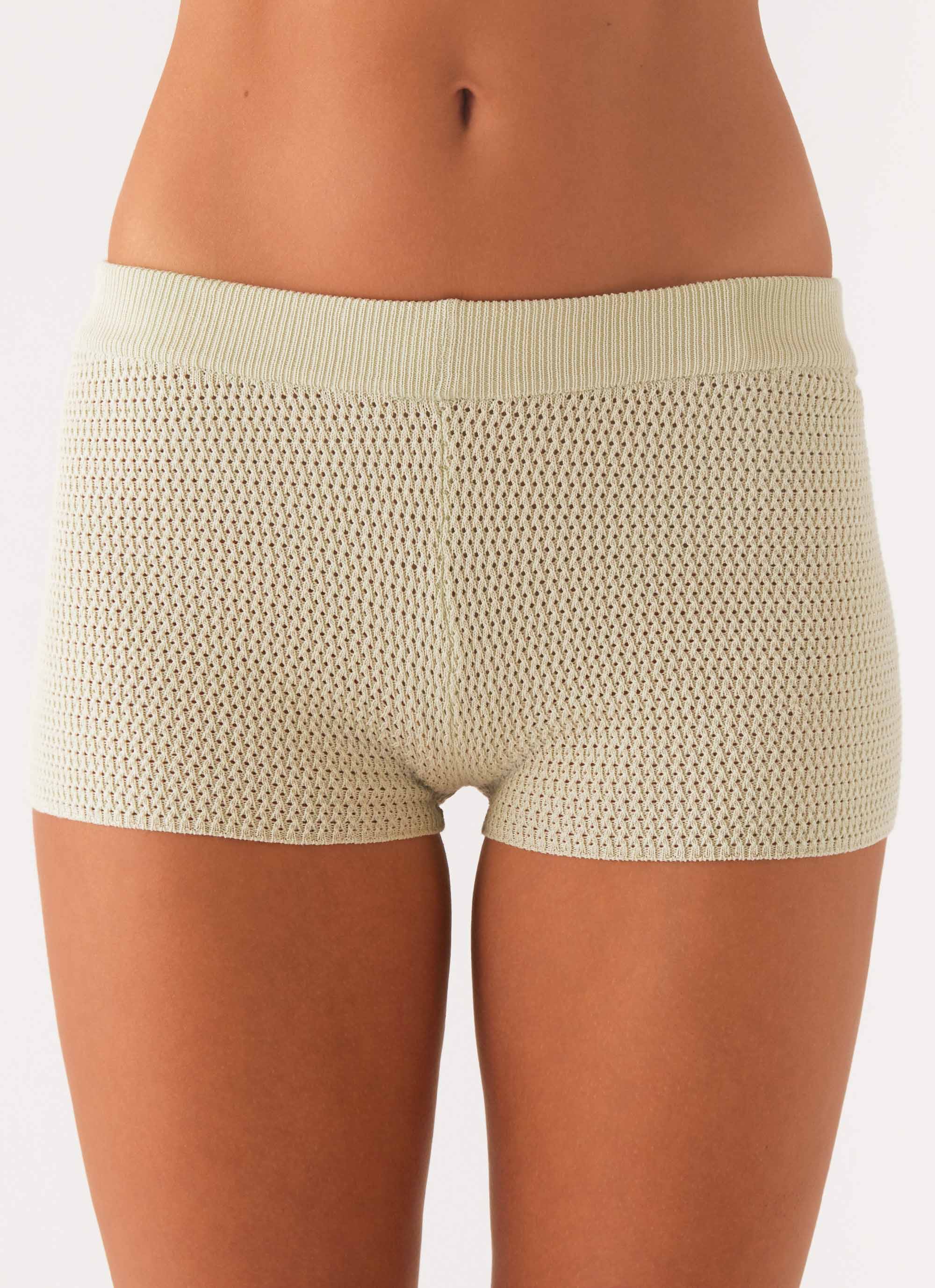 Fantasise Knit Mini Shorts