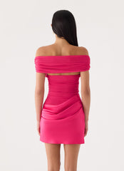 Farida Off Shoulder Mini Dress