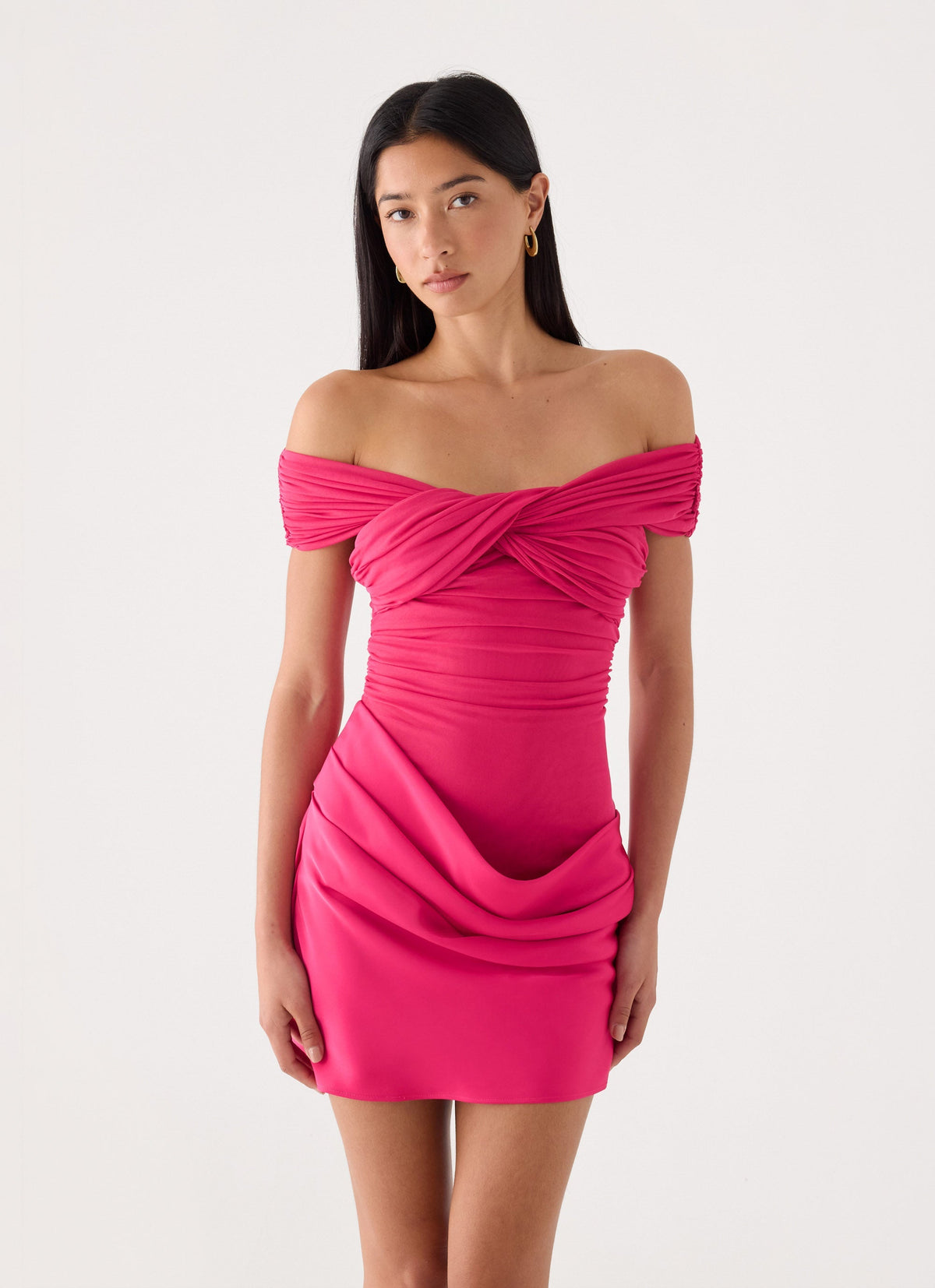 Farida Off Shoulder Mini Dress