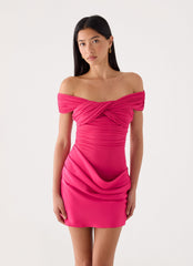 Farida Off Shoulder Mini Dress