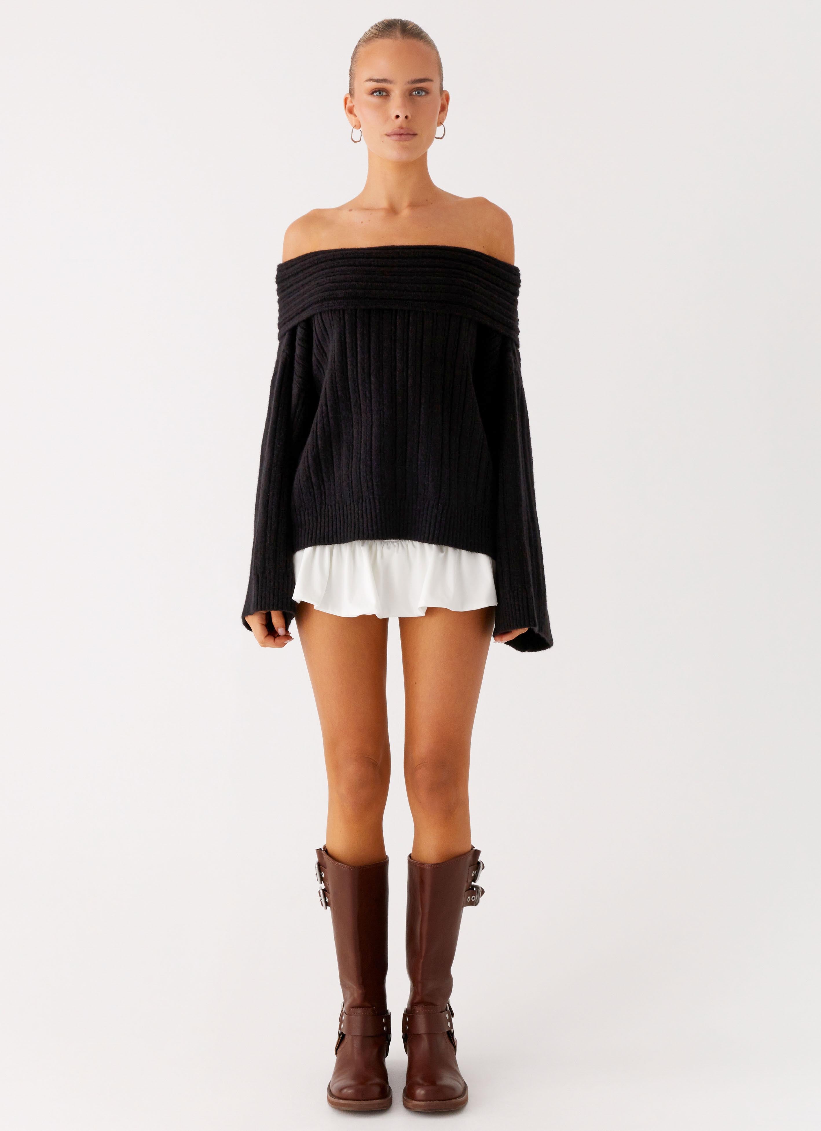 Federica Off Shoulder Knit