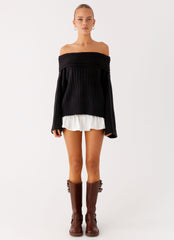 Federica Off Shoulder Knit