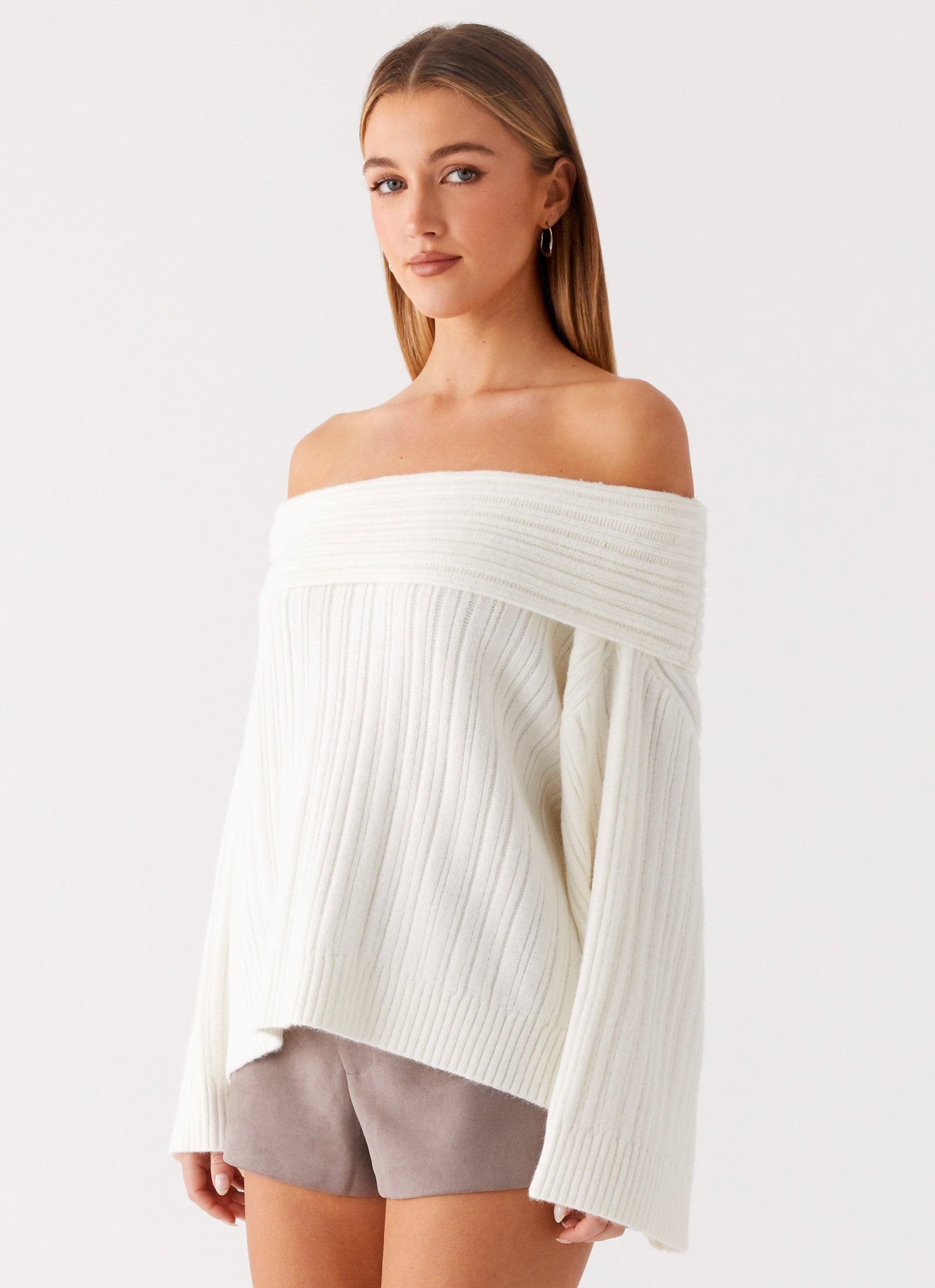 Federica Off Shoulder Knit