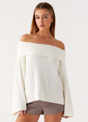 Federica Off Shoulder Knit