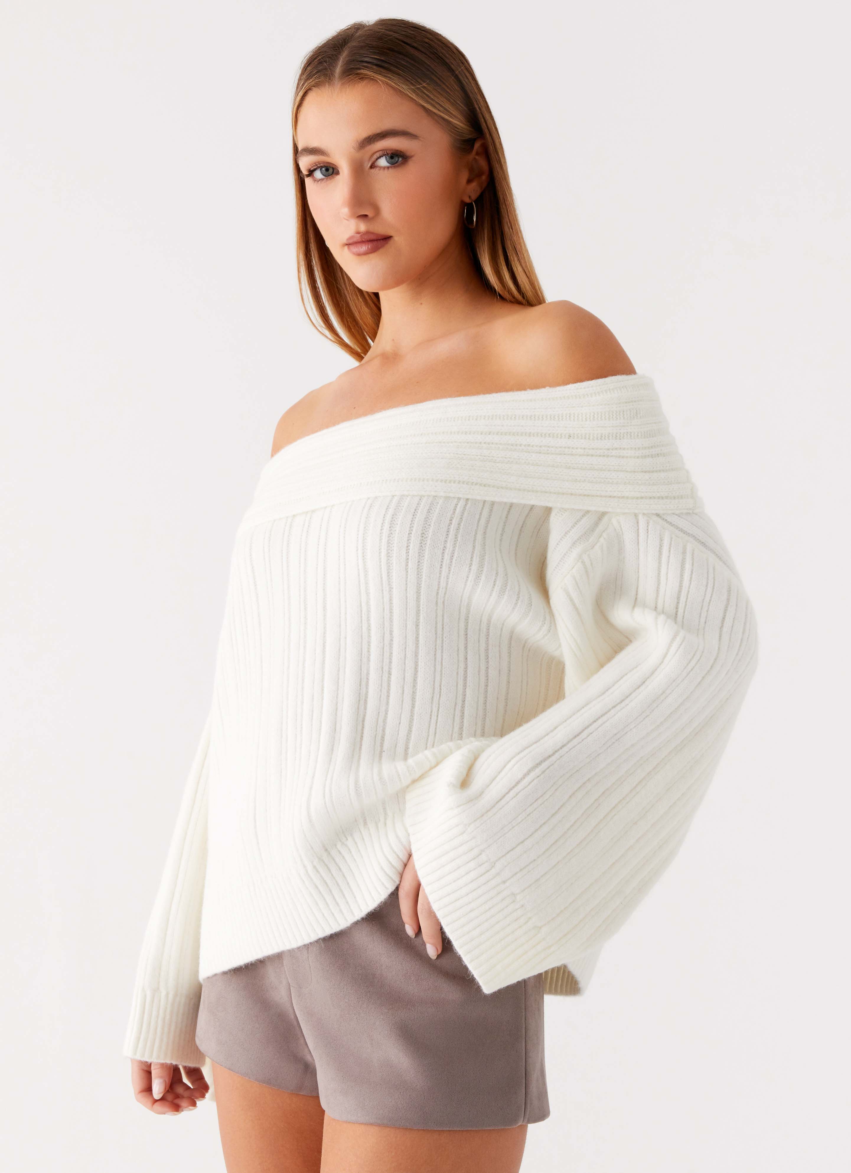 Federica Off Shoulder Knit