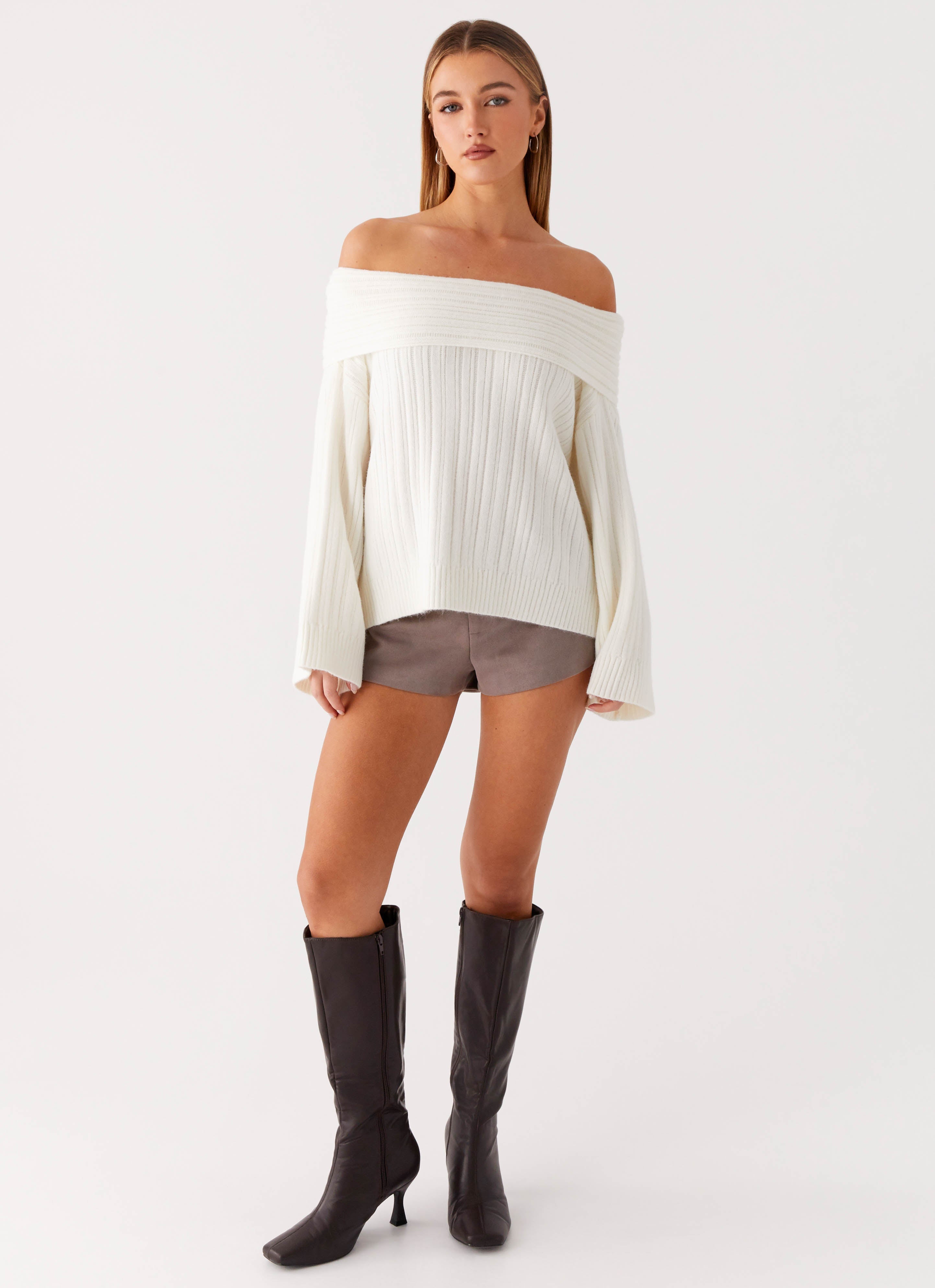 Federica Off Shoulder Knit