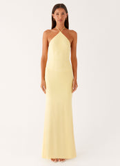 Fiesta Halter Maxi Dress