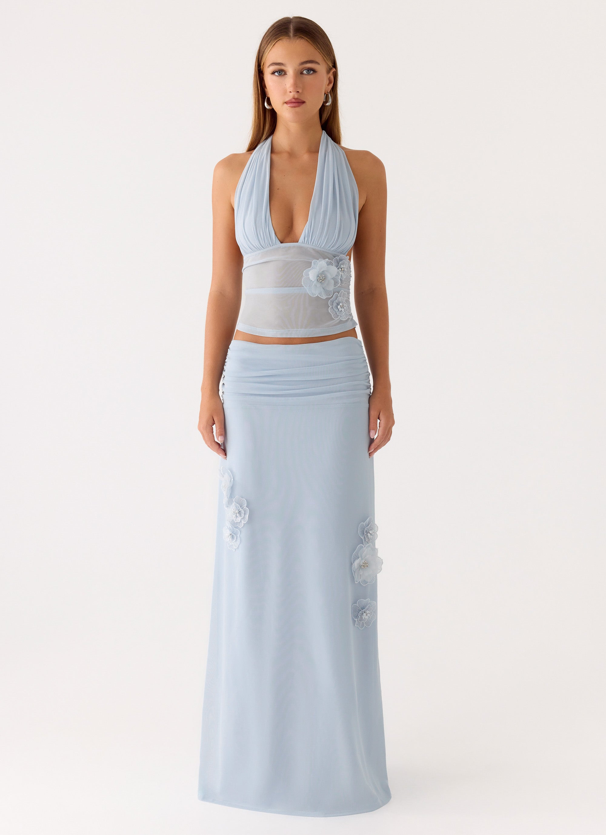 Fleur Power Halter Top