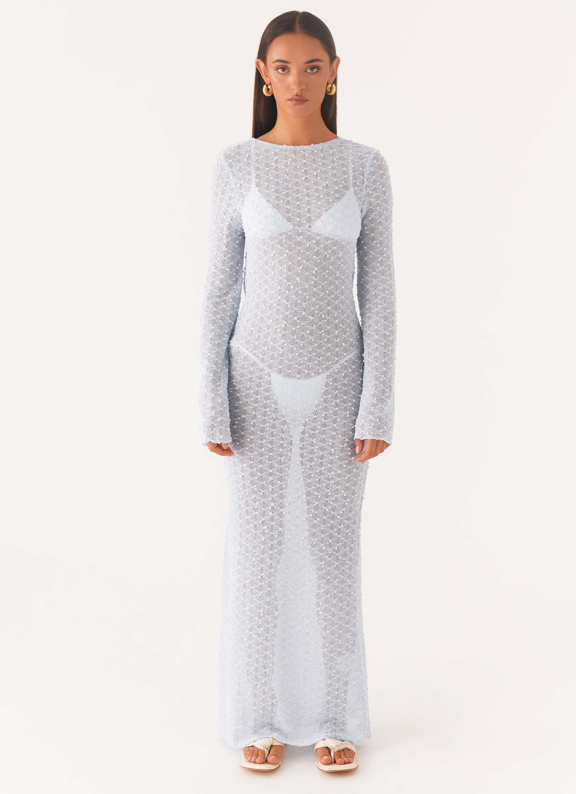 Flirty Knitted Maxi Dress