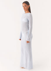 Flirty Knitted Maxi Dress