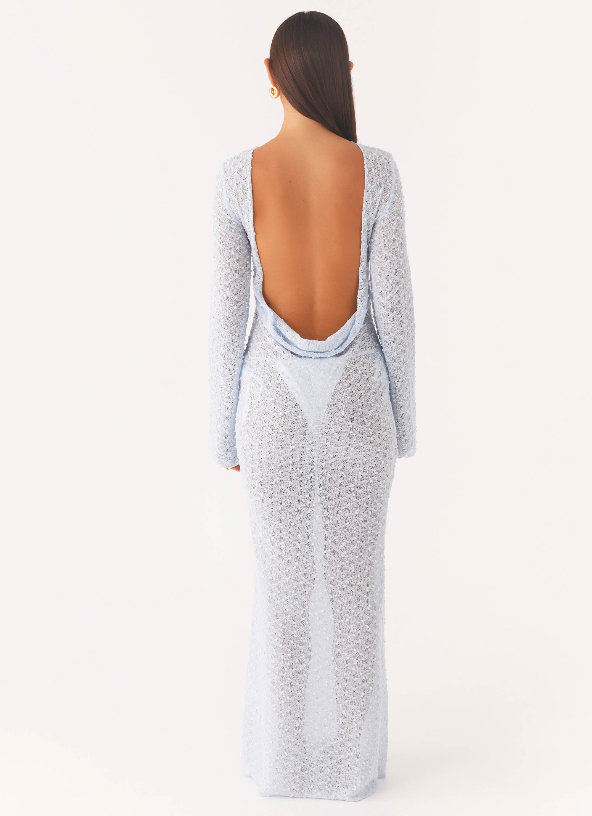 Flirty Knitted Maxi Dress