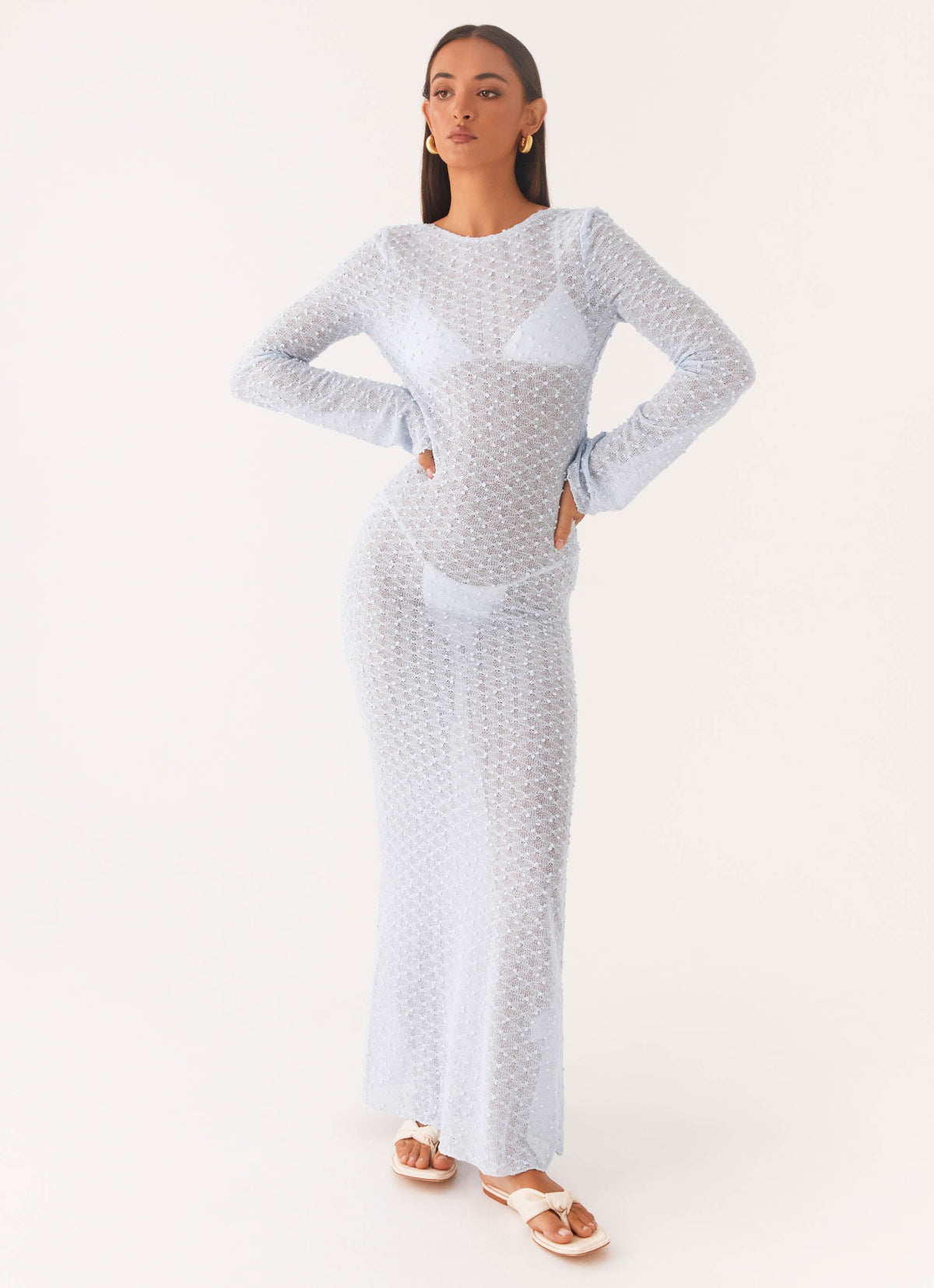 Flirty Knitted Maxi Dress