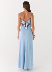 Flora Satin Maxi Dress