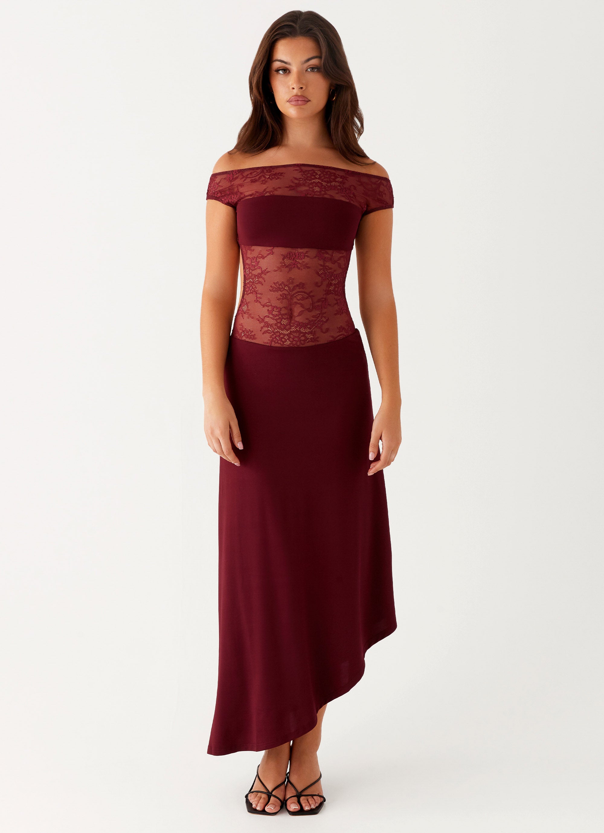 Francoise Lace Midi Dress