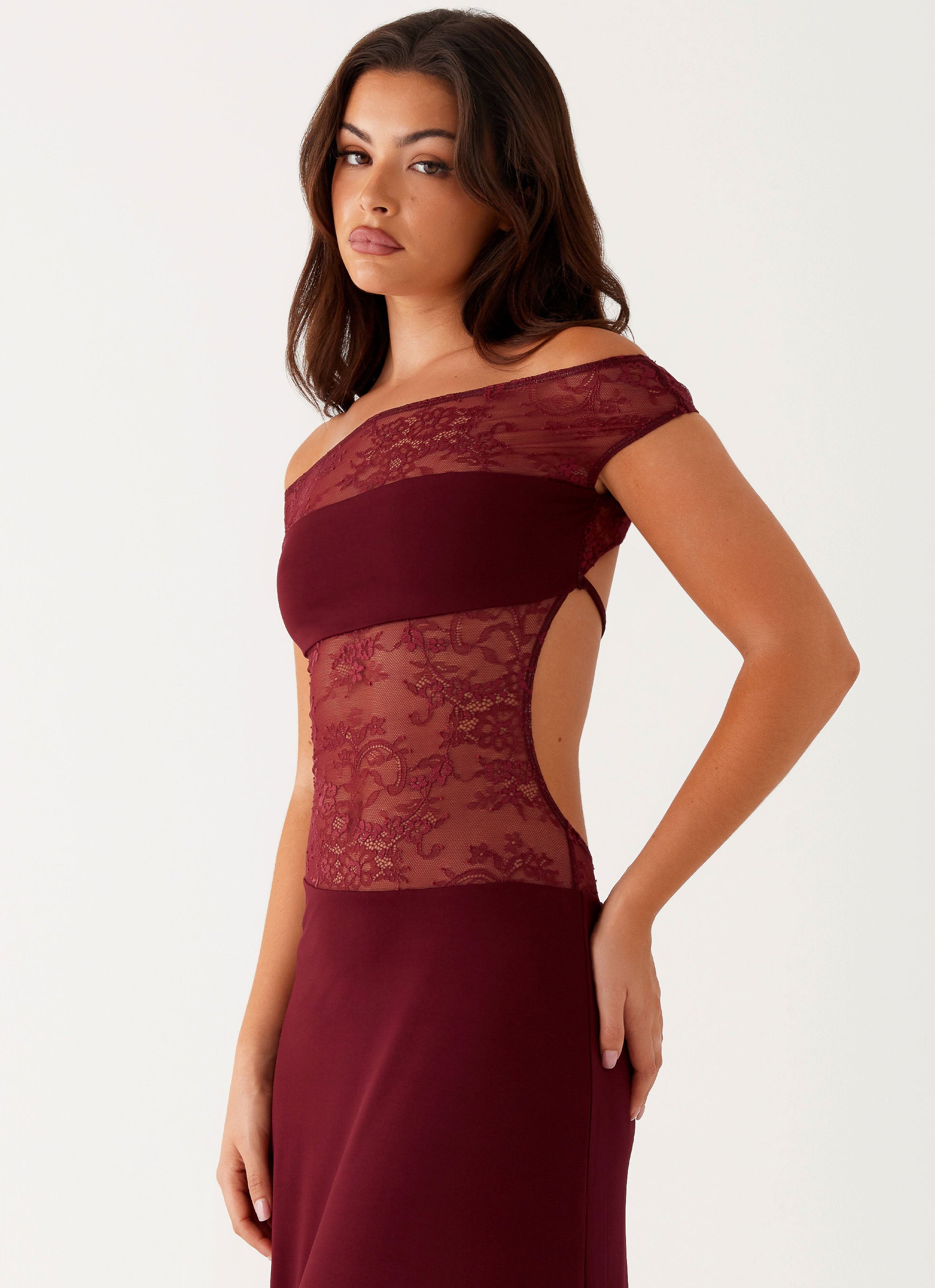 Francoise Lace Midi Dress