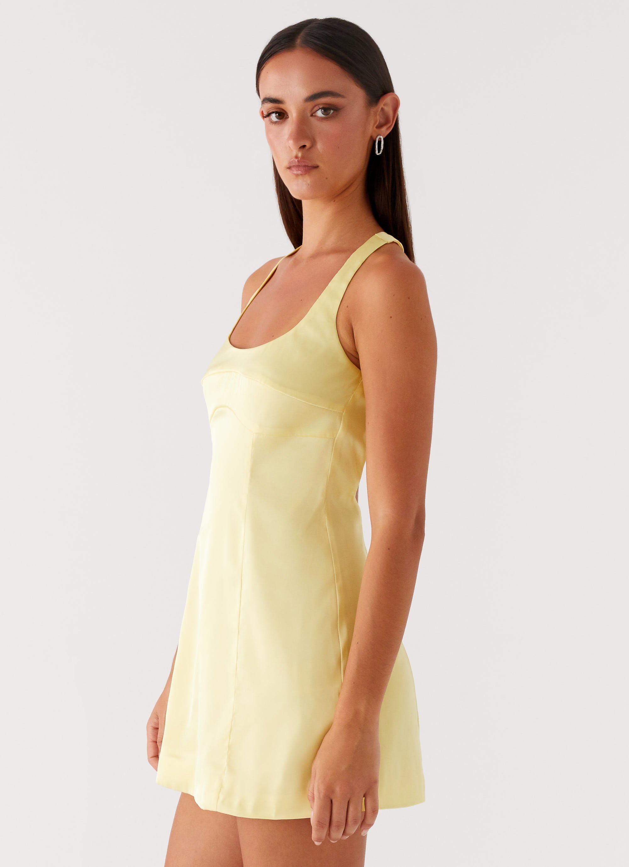 Freefall Satin Mini Dress