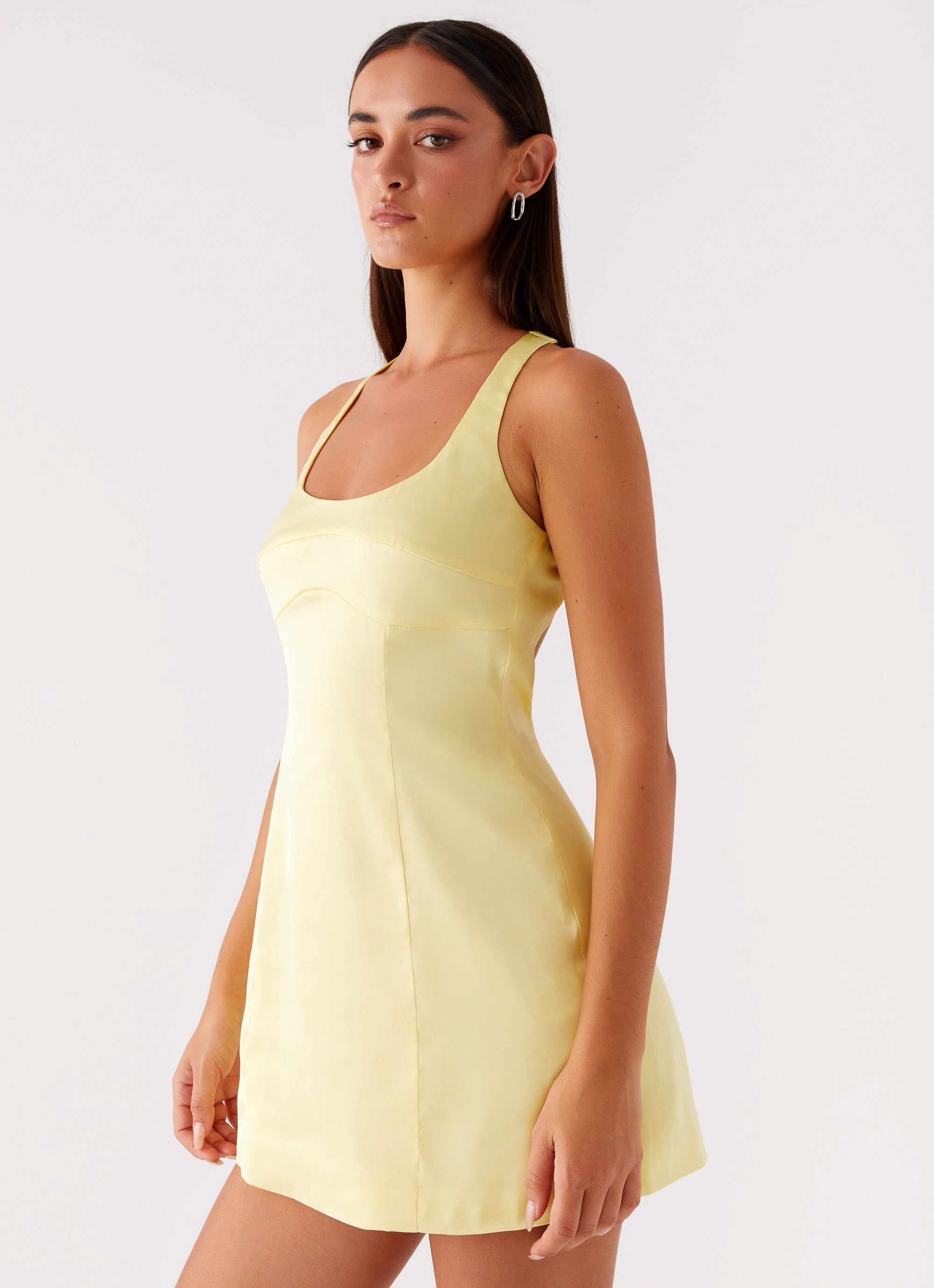 Freefall Satin Mini Dress