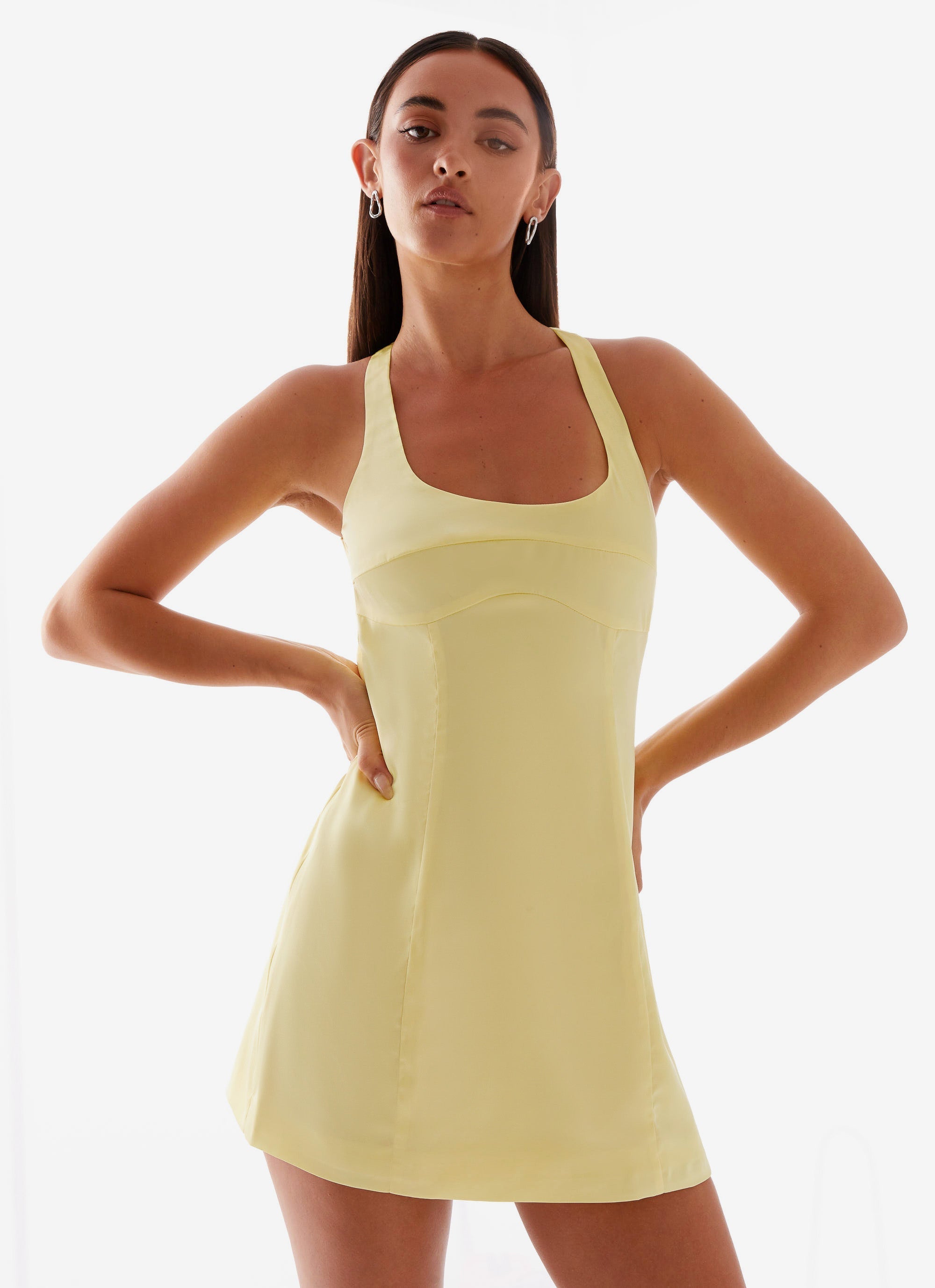 Freefall Satin Mini Dress