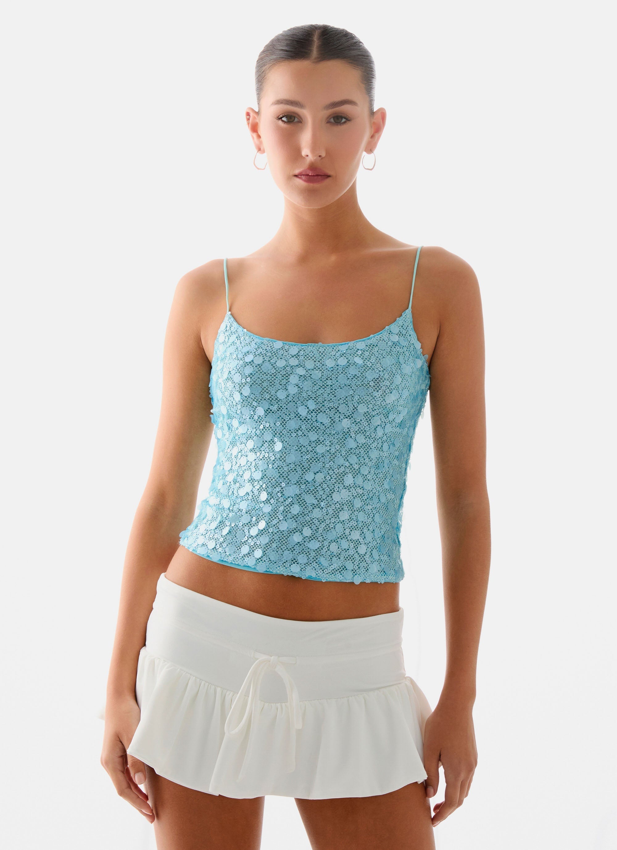 French Exit Sequin Top
