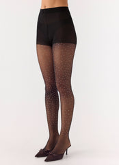 Frosted Kisses Diamonte 12 Denier Stockings