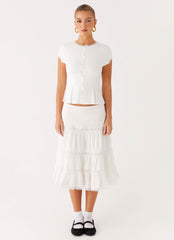 Good Vibes Midi Skirt