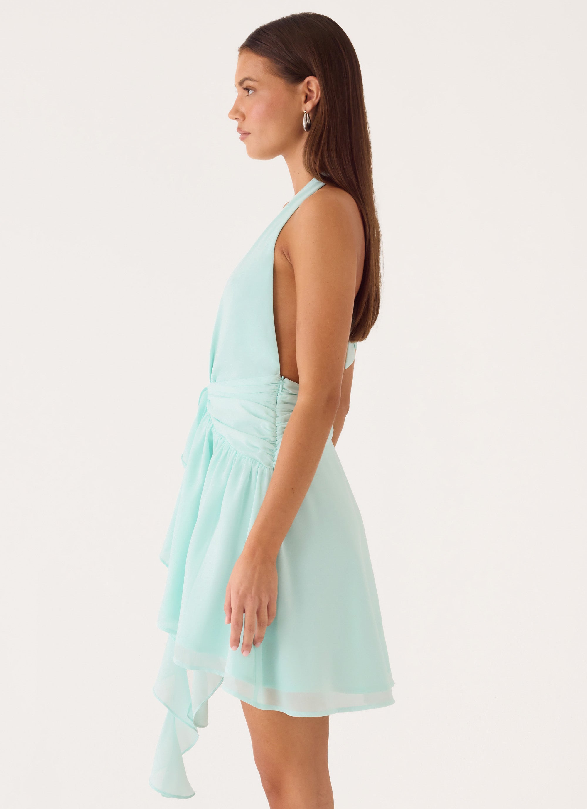 Guide You Halter Neck Mini Dress