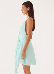 Guide You Halter Neck Mini Dress