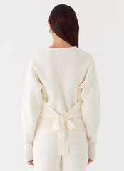 Harrison Cinched Knit Cardigan