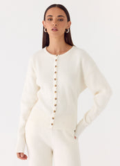 Harrison Cinched Knit Cardigan