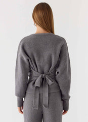 Harrison Cinched Knit Cardigan