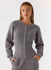 Harrison Cinched Knit Cardigan