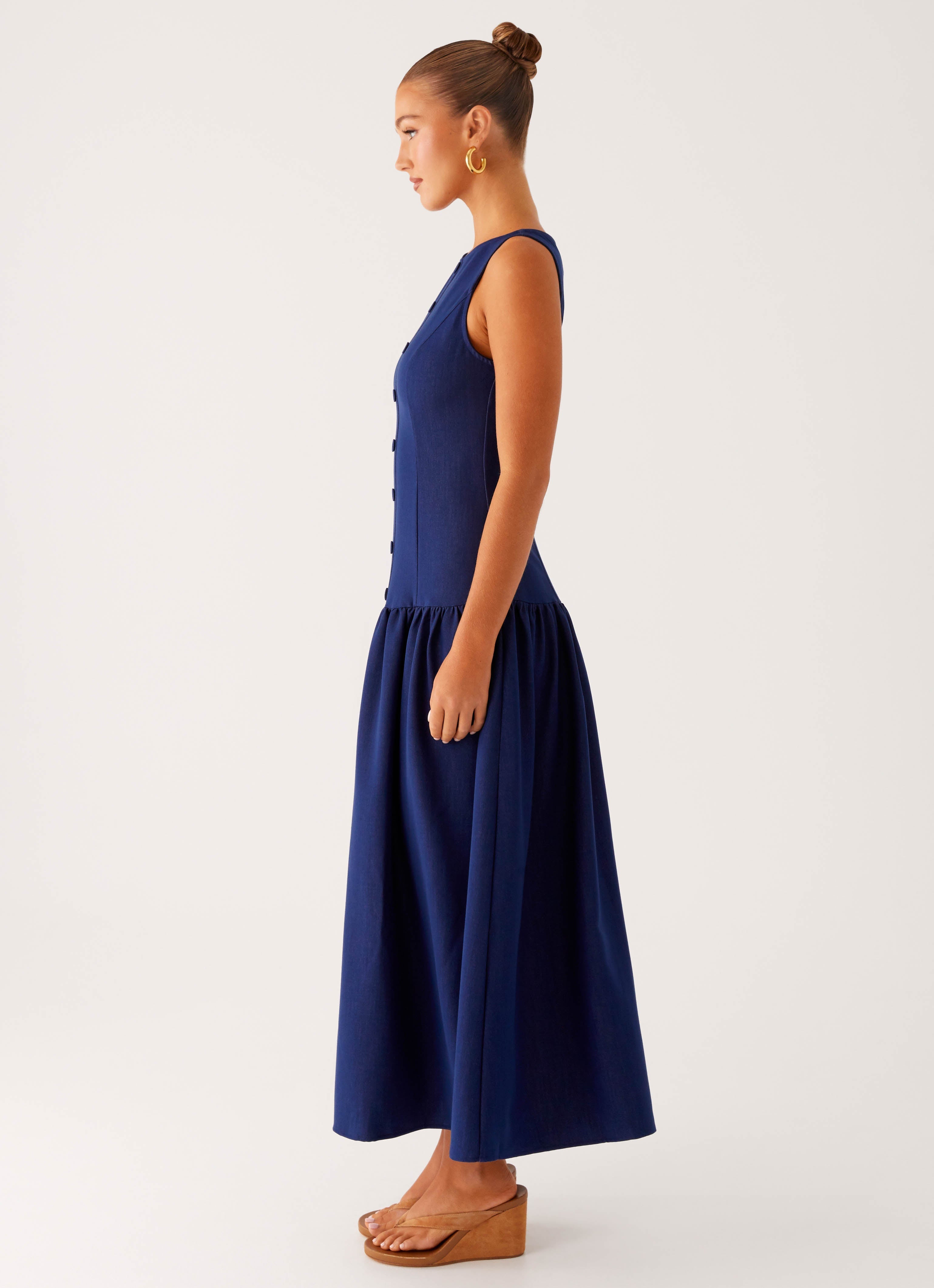 Hayes Denim Midi Dress