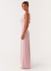 Heart Of Glass Satin Maxi Dress