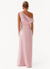 Heart Of Glass Satin Maxi Dress