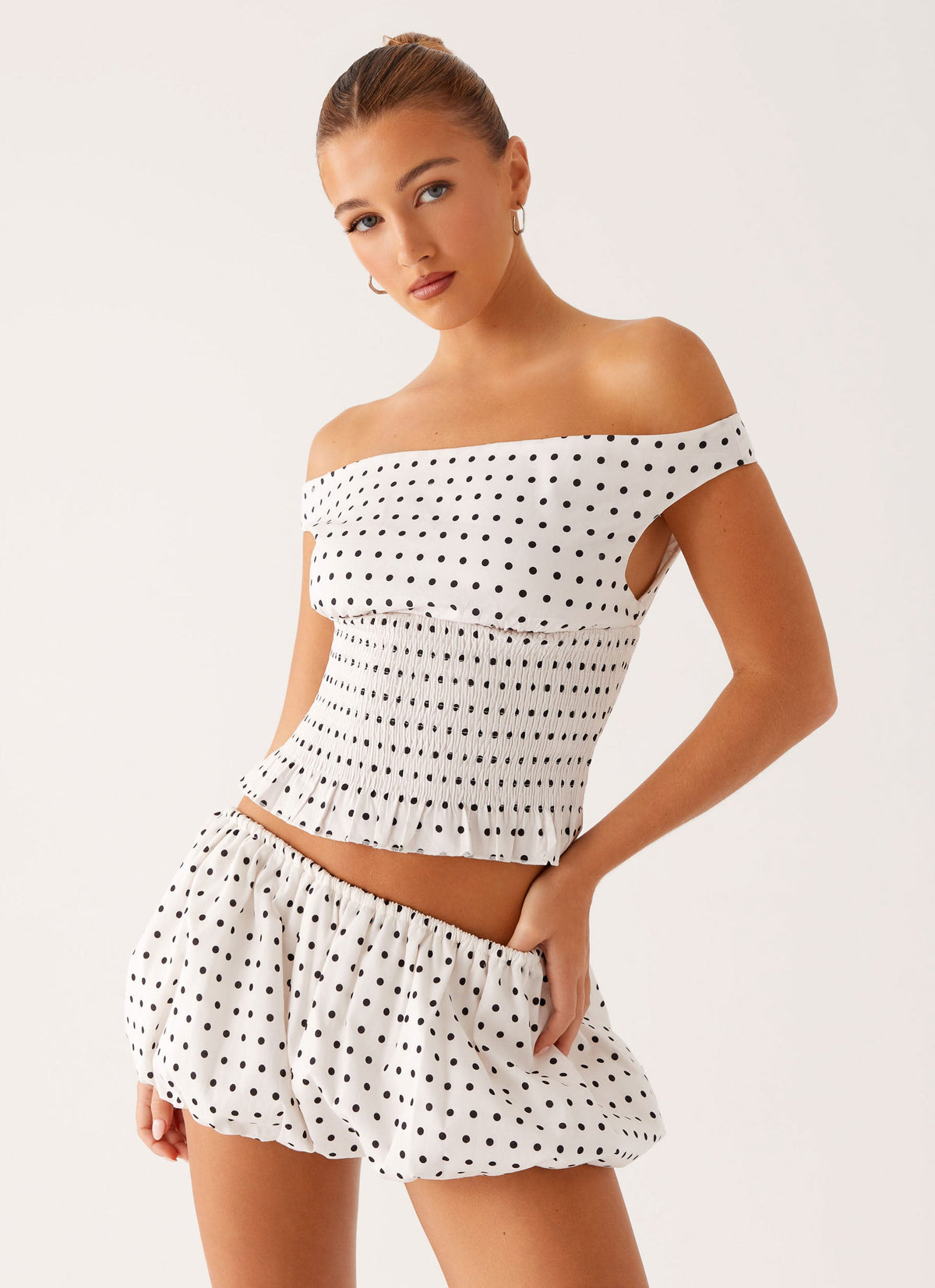 Heather Off Shoulder Top