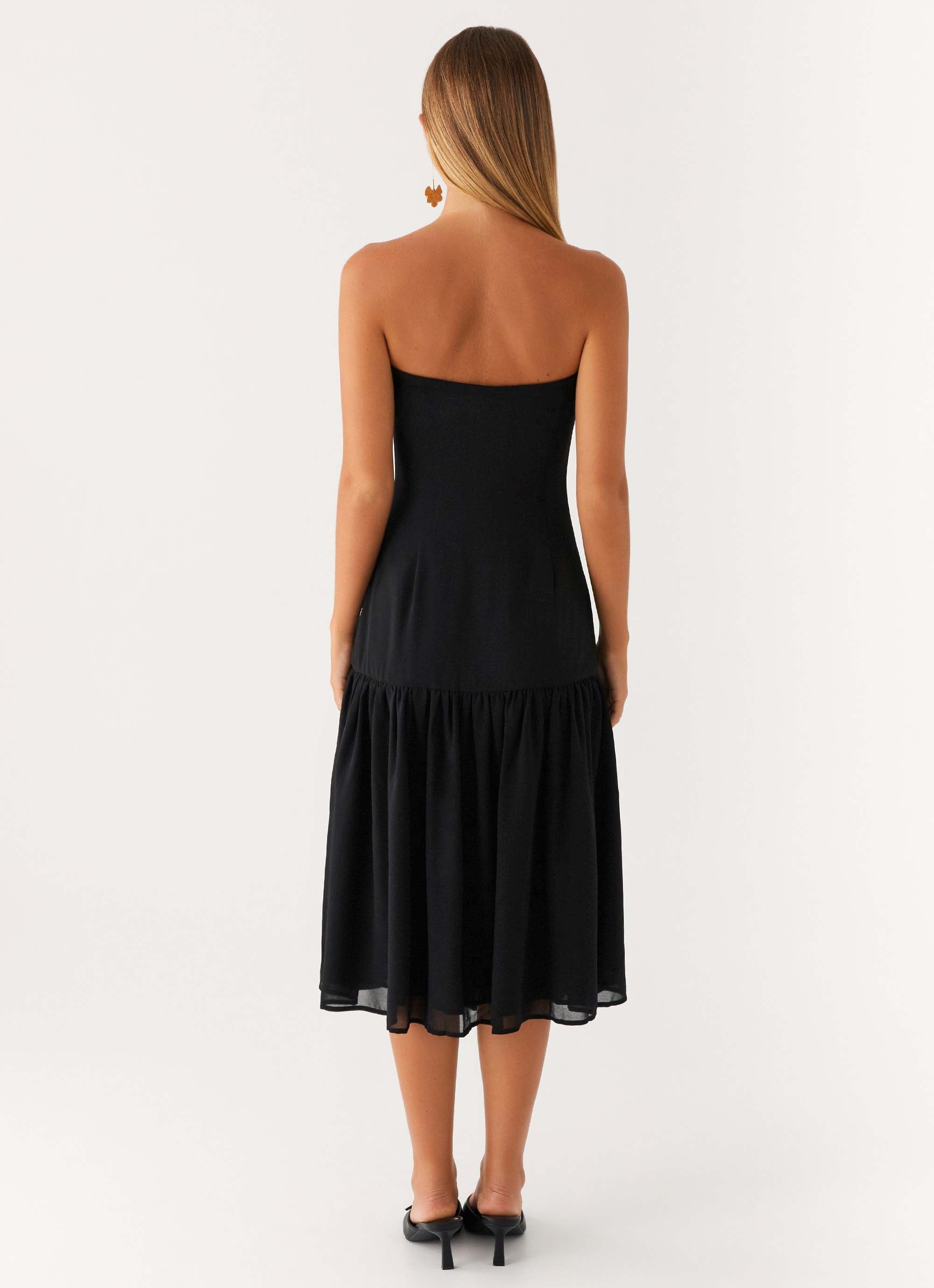 Imagination Strapless Midi Dress