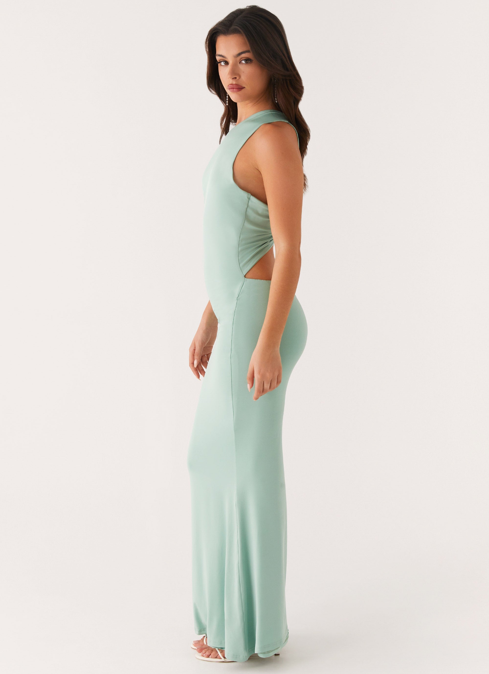 Imagine This One Shoulder Maxi Dress