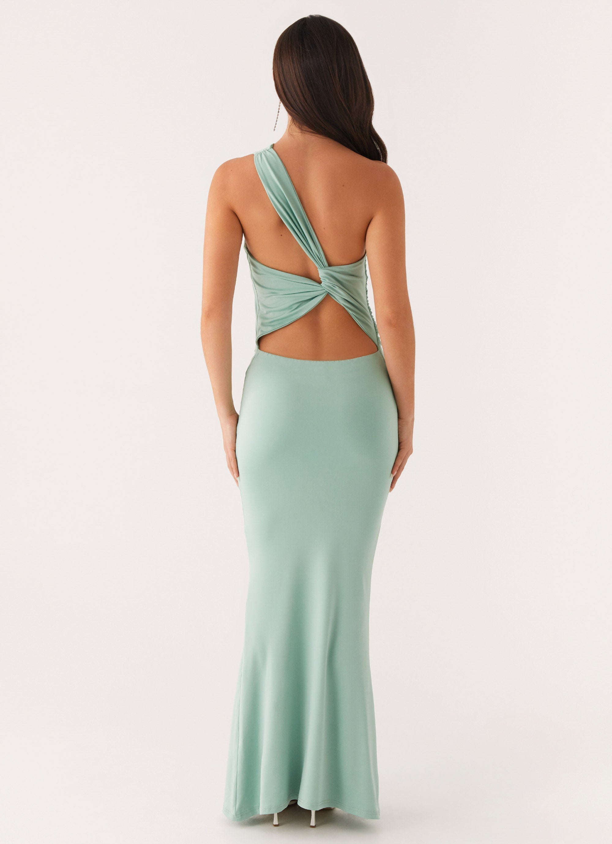 Imagine This One Shoulder Maxi Dress